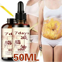 7 DAYS Slimming Product Lose Weight OilsThin Leg Waist Fat Burner Burning Anti Cellulite Weight Loss Slimming Essential Oil
