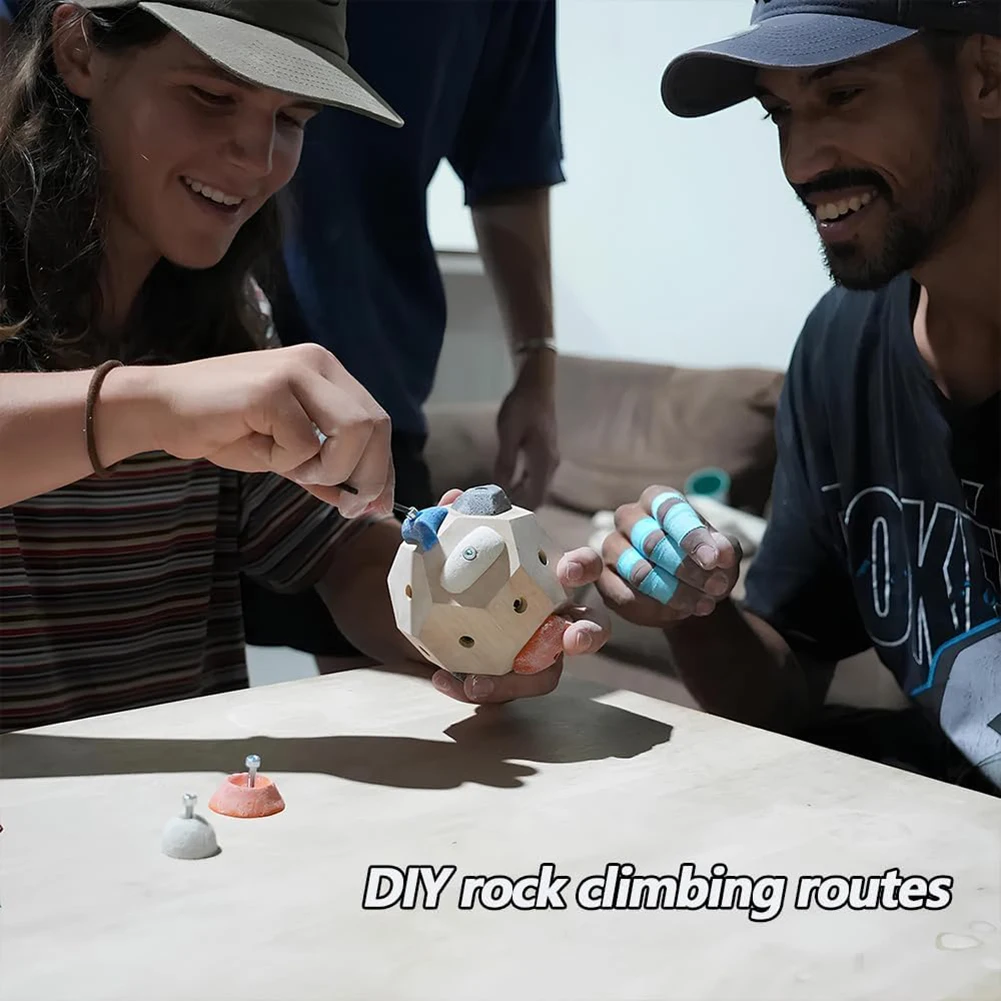 Handcrafted Boulder Block Climbing Training Ball Handmade Giant Stones Enhance Strength Precision Ornament Climbing Holds Gifts