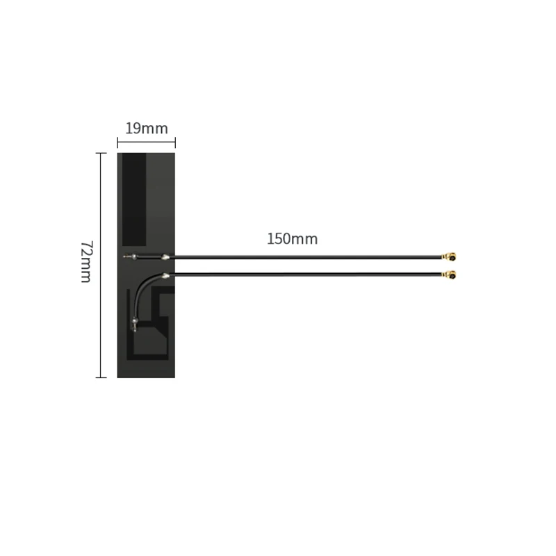 700-2700MHz Internal 4G GPS Combined FPC Navigation Positioning 3G GSM LTE Flexible Antenna Booster For Quectel EG25-G EC25-AF