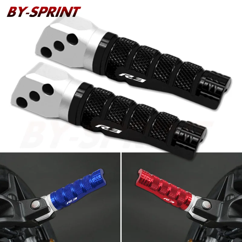 Moto Pedane Posteriori Poggiapiedi Adattatore Passeggero Pedane Per Yamaha R3 Yzf-R3 Yzfr3 2015-2020 Vendita Calda Accessori
