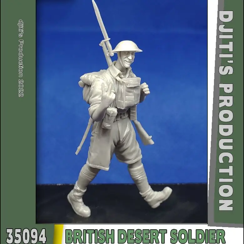 135ResinModelFigureGKBritishsoldierUnassembledandunpainted