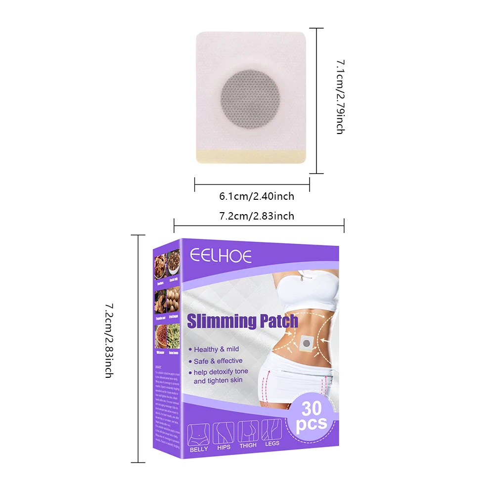 Body Repairing Patches 30pcs Ingredient Safety Muscle Tightens Helping Digestion Enhance Body Portable for Skin Absorption
