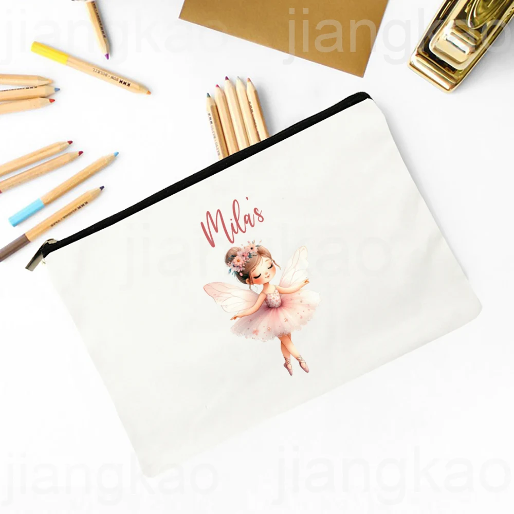 Personalized Pencil Case Custom Name Stationery Supplies Storage Bags Travel Toiletry Pouch Makeup Bag Boys Girls Birthday Gifts 4