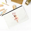 Personalized Pencil Case Custom Name Stationery Supplies Storage Bags Travel Toiletry Pouch Makeup Bag Boys Girls Birthday Gifts 4