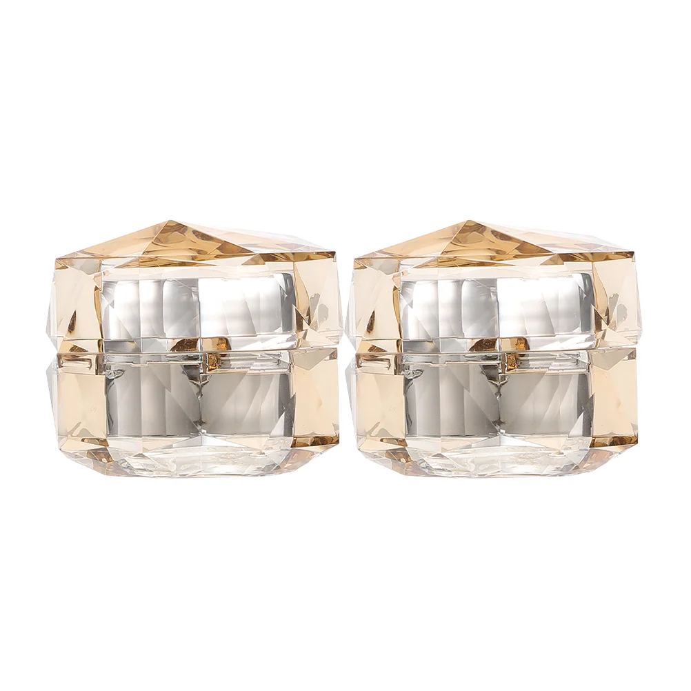 

2 Pcs Lotion Bottle Moisturizer Container Empty Body Jars for Lotions and Creams Travel Size Bottles Containers Small