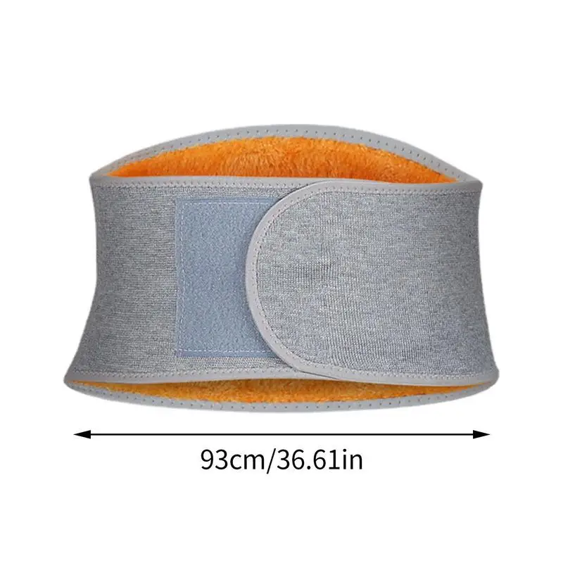 Warm Waist Belt Outdoor Sports Stomach Warming Protector Band Winter Waist Lumbar Warmer Lower Back Kidney Binder Adjustable