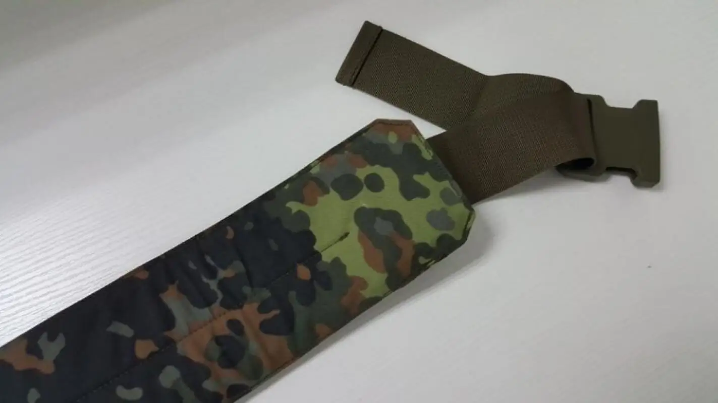 Flecktarn Jungle Deutsch Camouflage Taktische Taille Abdeckung Outdoor Gürtel Molle System Bund Taille Dichtung – Detail 2