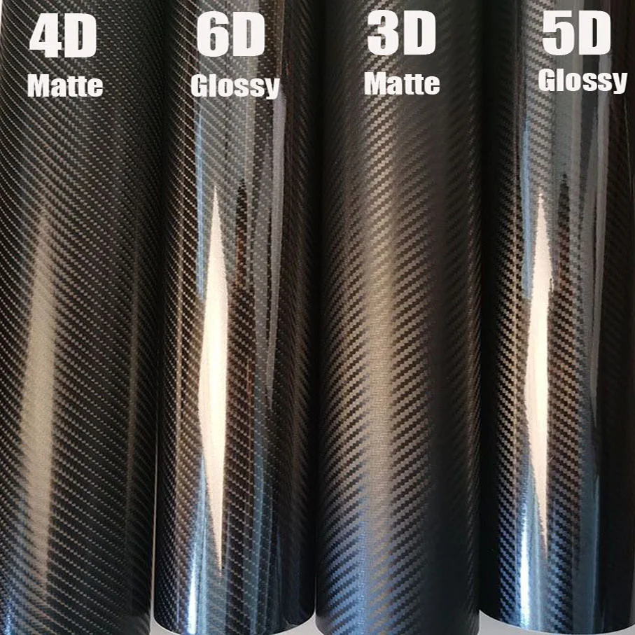 Pellicola Adesiva Auto Custodia In Vinile Fibra Di Carbonio 3D Per - Foto 13