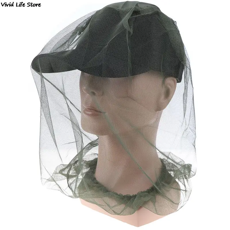 Outdoor Fishing Cap Midge Mosquito Insect Hat Bug Mesh Head Net Face Protector Travel Camping Cap Fisherman Hat Mosquito Proof Hat Fishing Hats