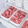 Kitchen Storage Refrigerator Food Storage White Containers Fresh Box Containers Kitchen Storage Food Sealed Kitchen Organizer 2