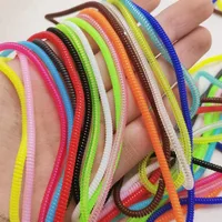 60cm Colors Data Cable Protective Sleeve Spring twine For Iphone Android USB Charging Earphone Case Cover Bobbin Winder 6
