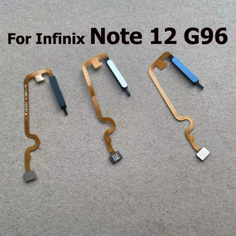 Sensor de Impressão Digital para Infinix Note 12 G96 Pro 4g Sensor de Impressão Digital Toque Traseiro id Scanner de Impressão Digital Novo
