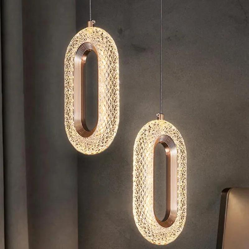

Bedroom bedside pendant lamp minimalist creative living room background wall bar pendant light