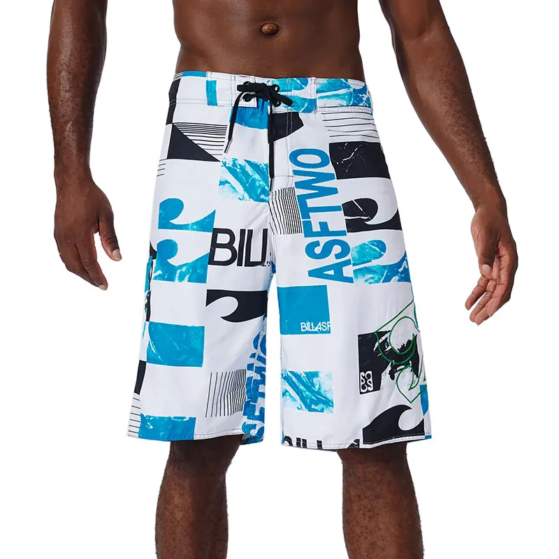Summer New Fashion Trend Mens Beach Shorts Bermuda Phantom  Quick Dry Swimwear Casual Print Diving Surfwear men swimming shorts