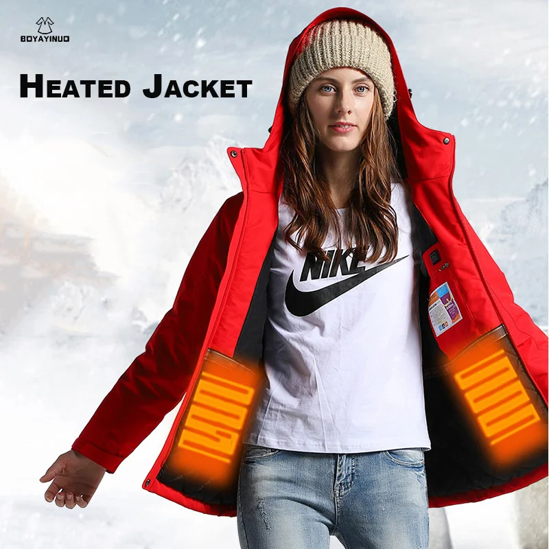 

Outdoor Electric Usb Heated Heating Jacket Mens Women Hiking Hunting Waistcoat Heated Vest Winter Waterproof Thermal Jacket Vest