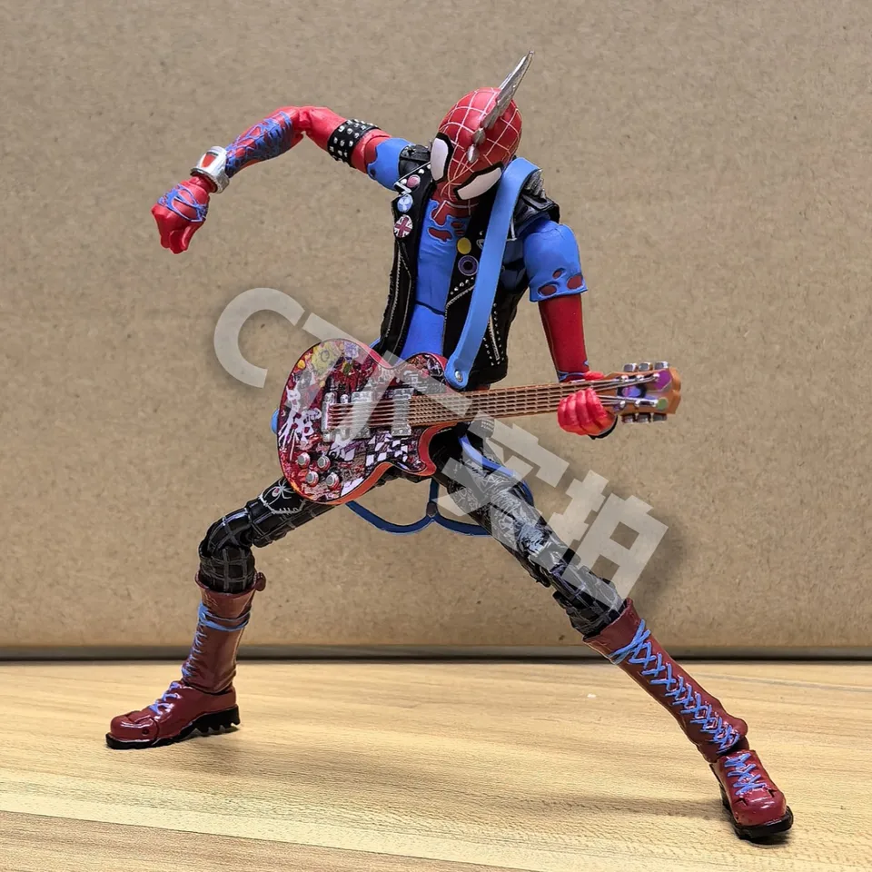 MARVEL SPIDER-PUNK フィギュア Amazon.com: TAMASHII NATIONS - Spider-Man: Across The Spider