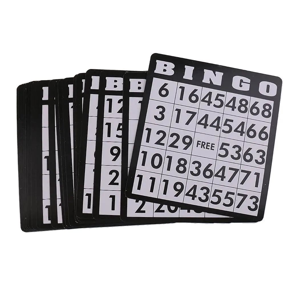 Classic Bingo Cage Game 75 Ball 150 Token Marker 18 Card for Club Pub Family Camping Hiking Games Supplies
