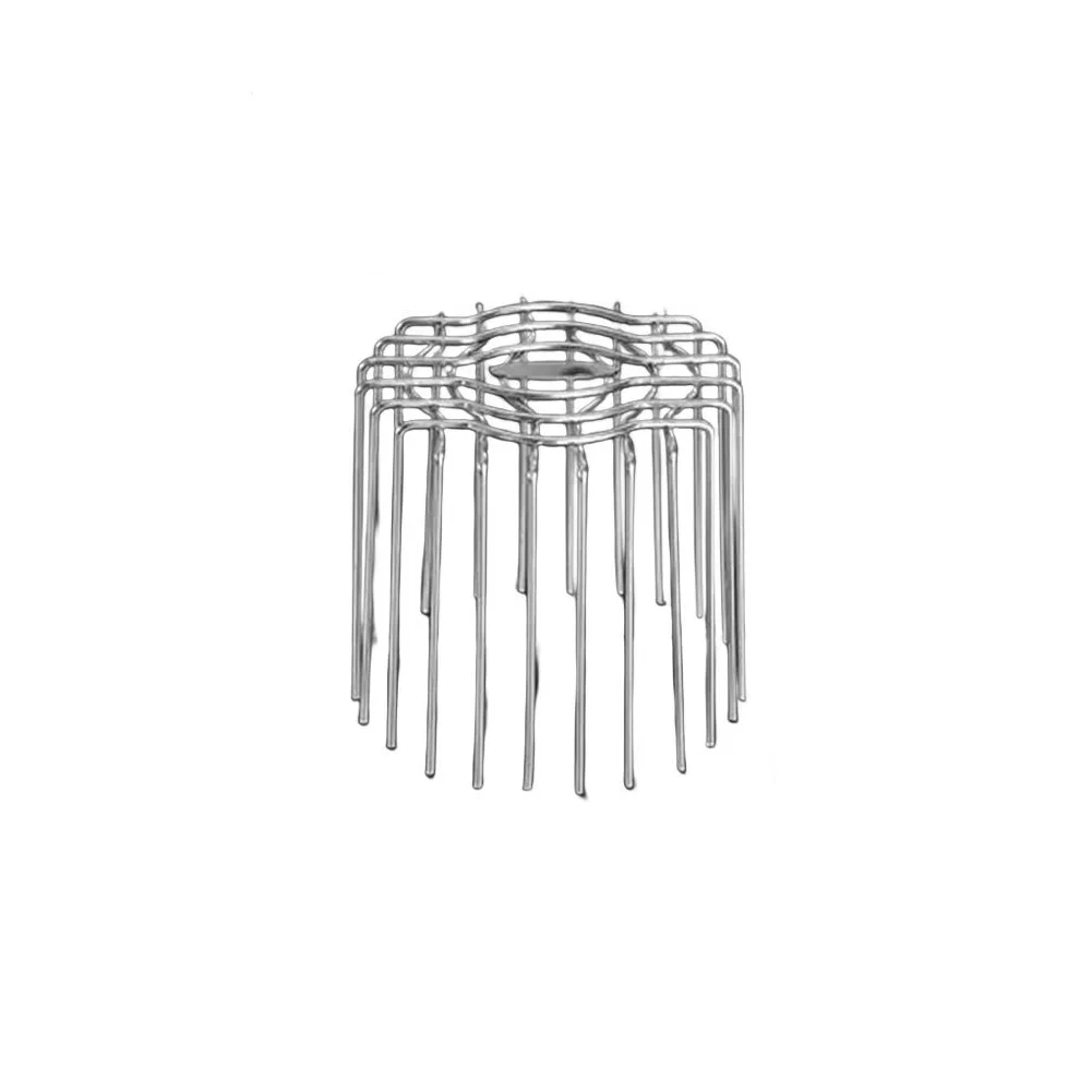 ตัวป้องกันท่อระบายน้ำแบบตาข่าย สำหรับระเบียงกลางแจ้ง ฝาปิดท่อระบายน้ำพื้น สำหรับสวนและลานบ้าน ดีไซน์แบบแทรกท่อพีวีซี ป้องกันสิ่งอุดตัน 1