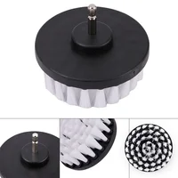 1pc Soft Drill Brush Attachment 4inch For Cleaning Carpet & Leather And Upholstery Glass Car Tires Electric Scrubber Drill 1