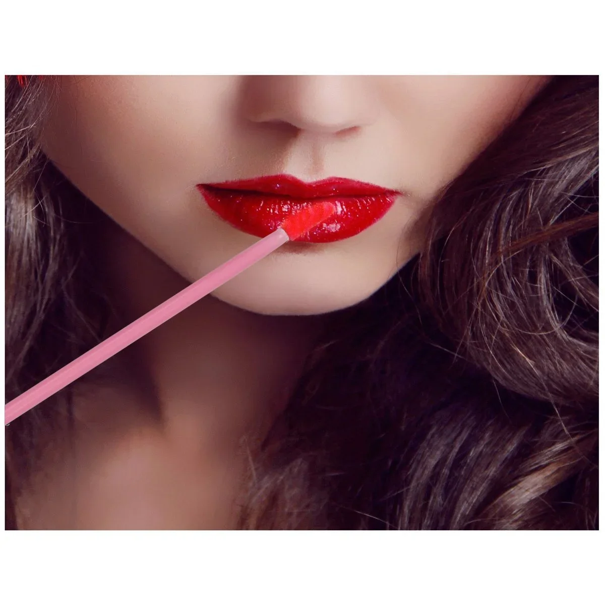 200pcs Disposable Makeup Lip Brush Lipstick Mascara Wands Applicators Eyelash Eyeshadow Lip Gloss Brushes Cosmetic Tools