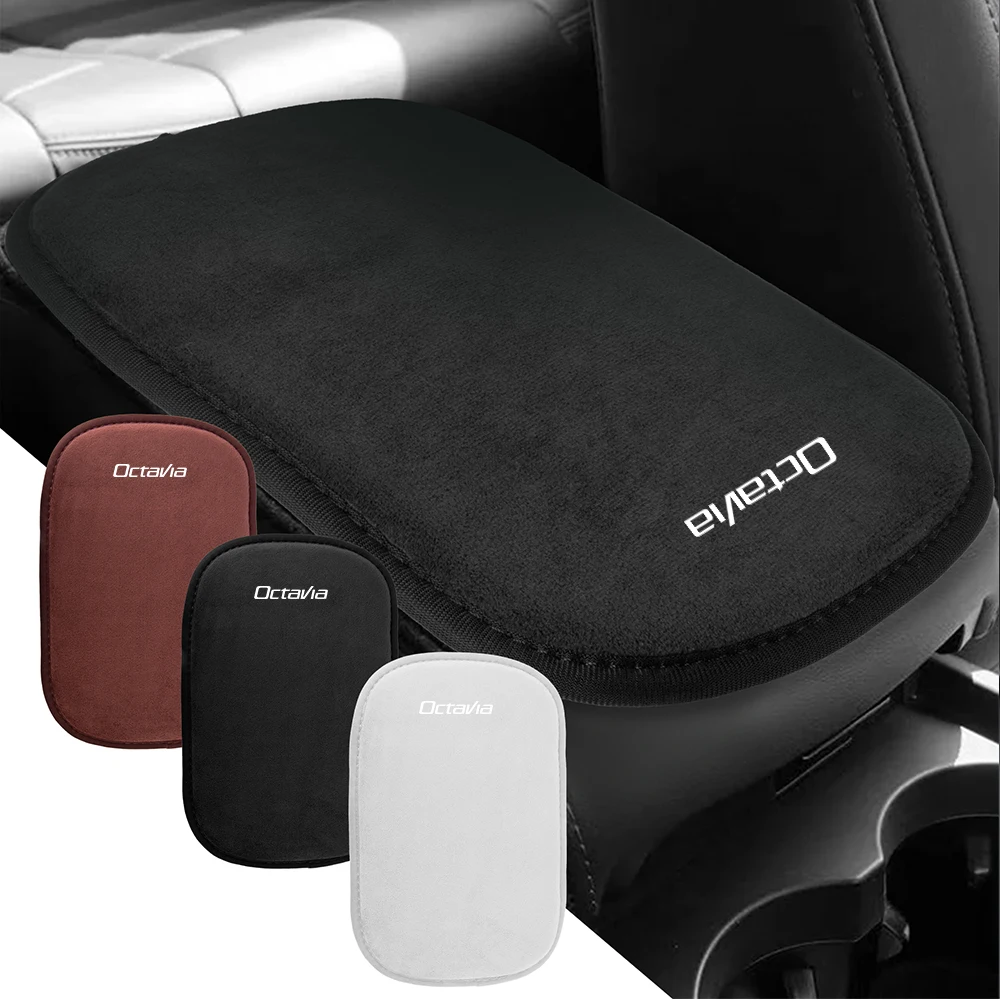 Auto Armlehne Matte Schutz Pad Konsole Center Abdeckung Auto Zubehör Für Skoda Octavia VII Superb Schnelle Fabia Yeti Kodiaq Kamiq – Detail 7