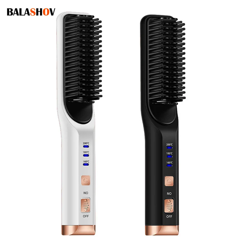 Hot Sale Mini Hair Straightener Brush Comb Hair Styling Tools Brush Straightener Comb Hairstyle