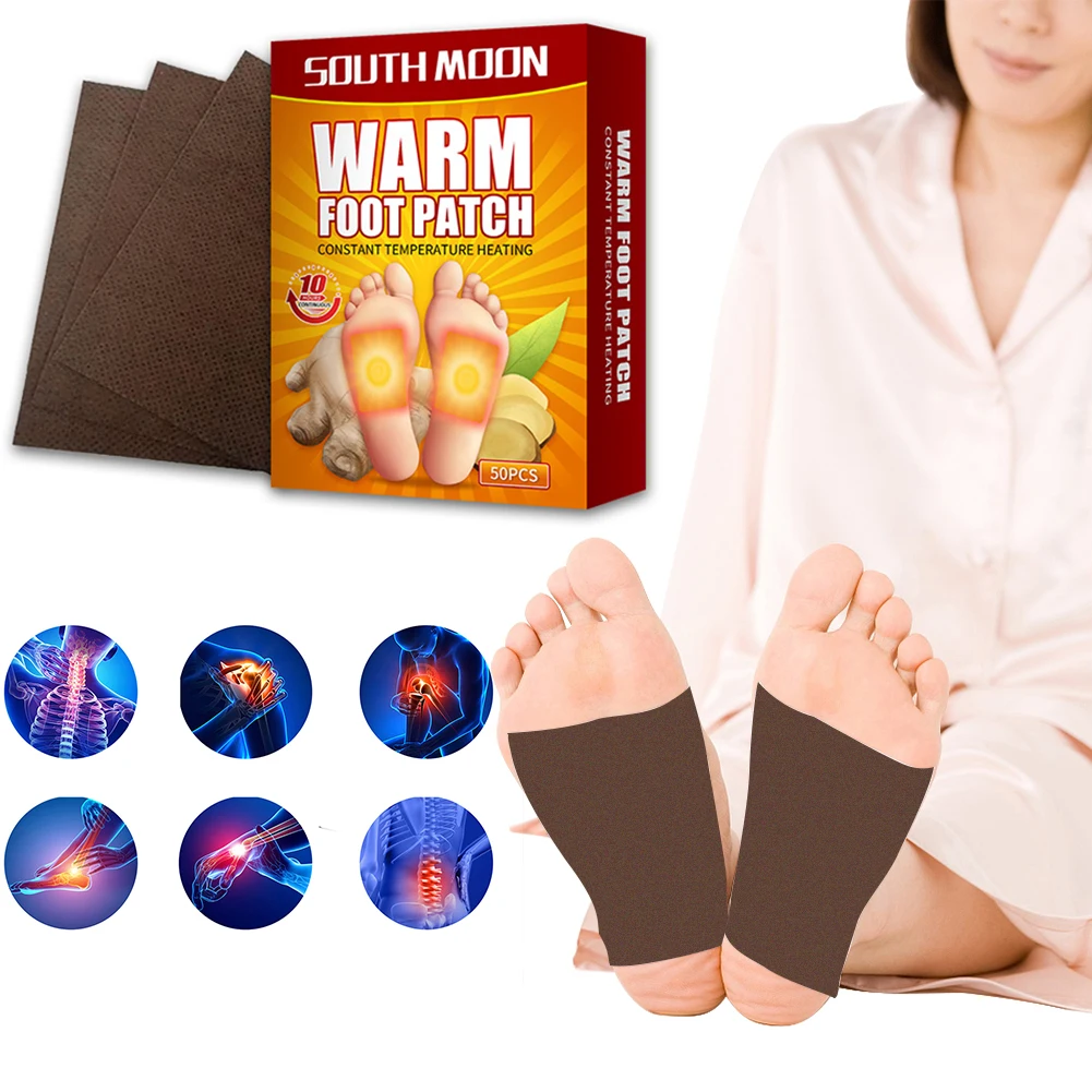 Foot Heat Warmers foot pads heated pads Self Adhesive Foot Warming Pads Air Activated Multifunctional Warmer Outdoor Fishing Hunting 50Pcs