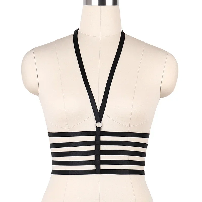 Bamboo like Clothing Seamless Hanging Neck Beautiful Back Elastic Waist Hollow out Breast Line Bra O0092 Special Use Underwear