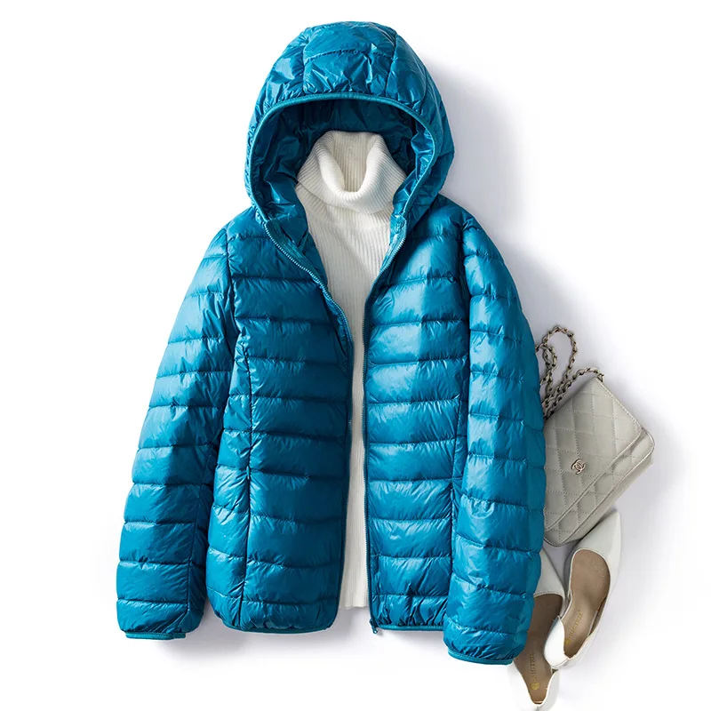 Over Size 5xl 6xl 7xl Women Ultra Lightweight Packable Autumn Winter Warm Jackets 2023 New Arrivals Female Slim Short Down Coat 3