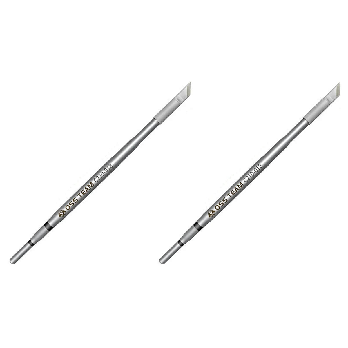 

2X C210 Series Soldering Tip Lead-Free Solder Welding Head for T210 Handle for Sugon T26 T26D Soldering Station(018)