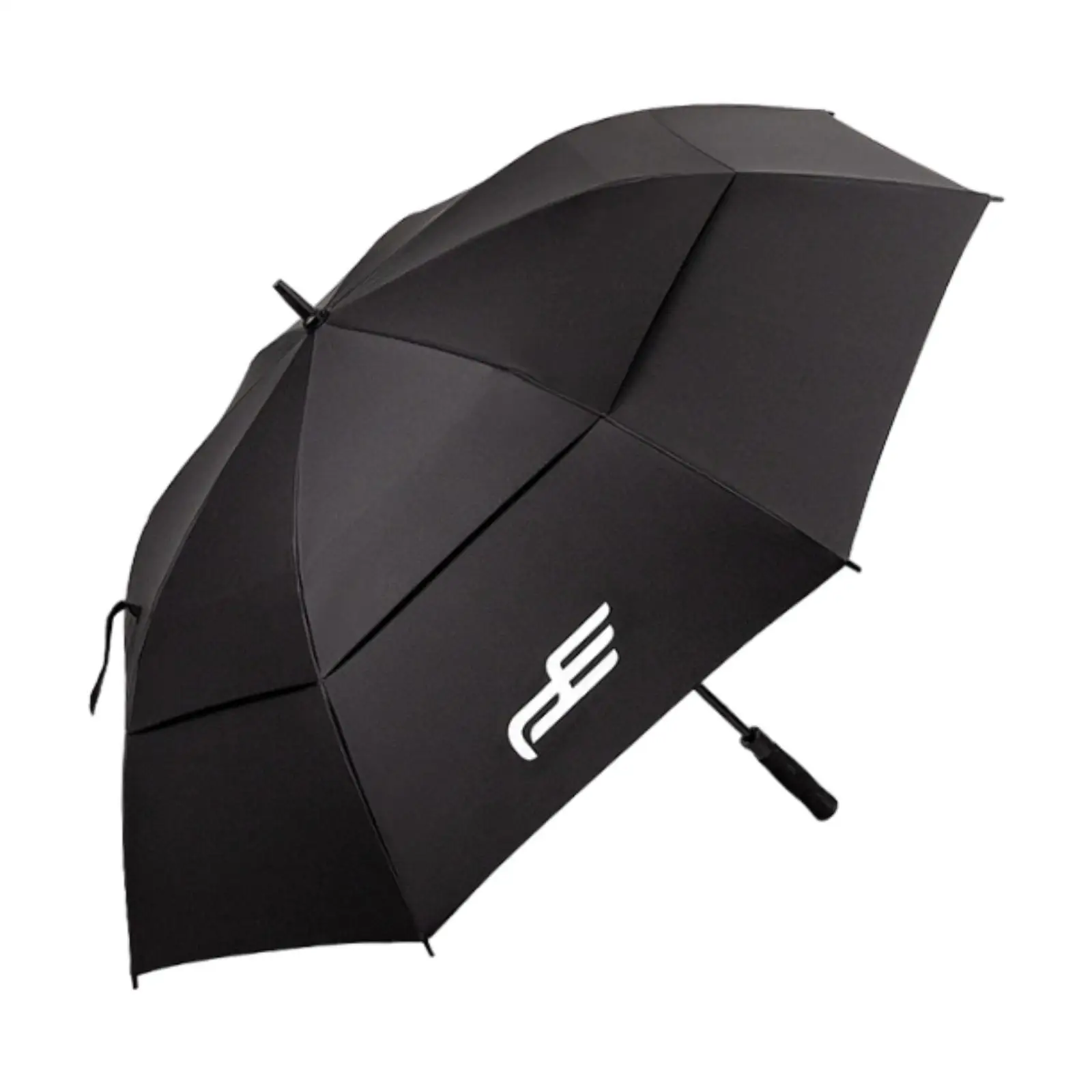 Large Golf Umbrella 135cm Dia Fiber Frame Windproof Lightweight Vented Auto Open Umbrella for Men Travel Outdoor Women Beach