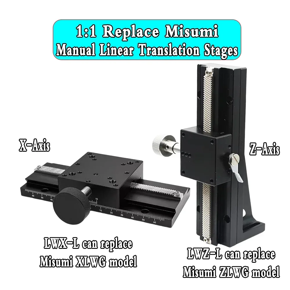Manual Dovetail Groove Slide Table Linear Stage Long Stroke X/Z/XZ
