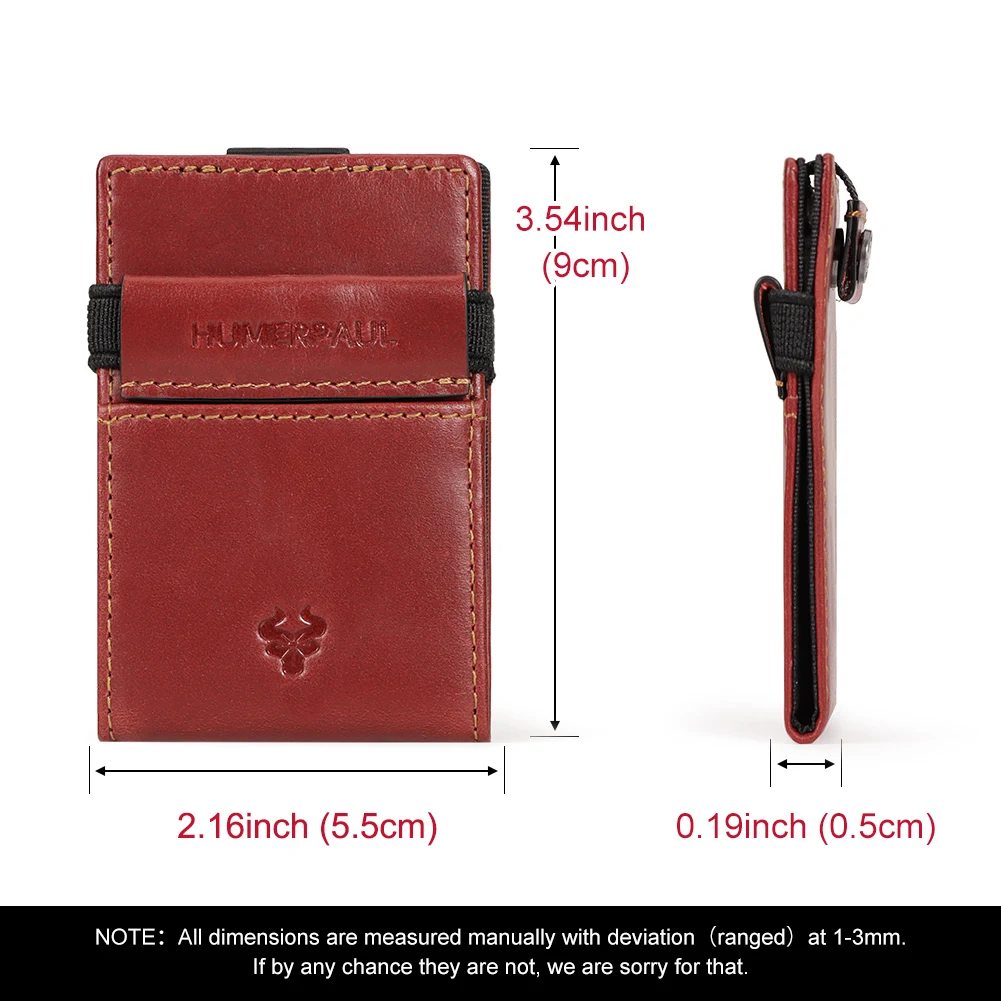 Slim and Lightweight Men's Multi-Card ID Holder
