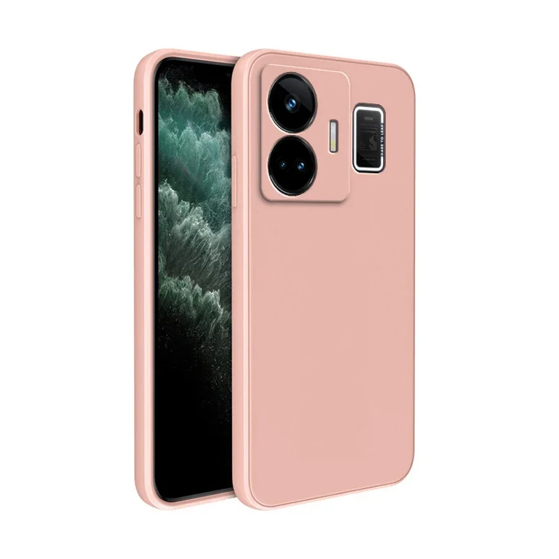Luxury Soft Square Liquid Silicone Phone Case with Camera Protection