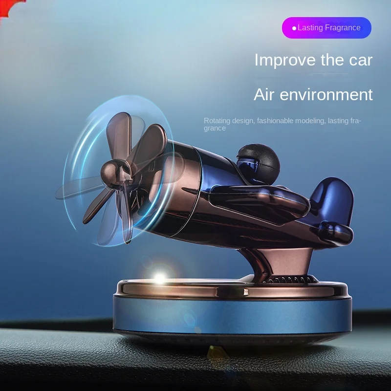 

Auto Perfume Car Decoration Solar Automatic Rotating Flying Chair Aromatherapy Car Supplies Long-Lasting Light Perfume Car Perfu