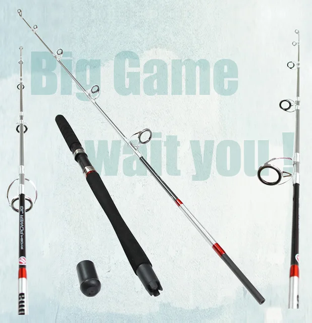 Rosewood 1.8m Superhard Saltwater Jigging Spinning Rod 50lb Heavy Jig