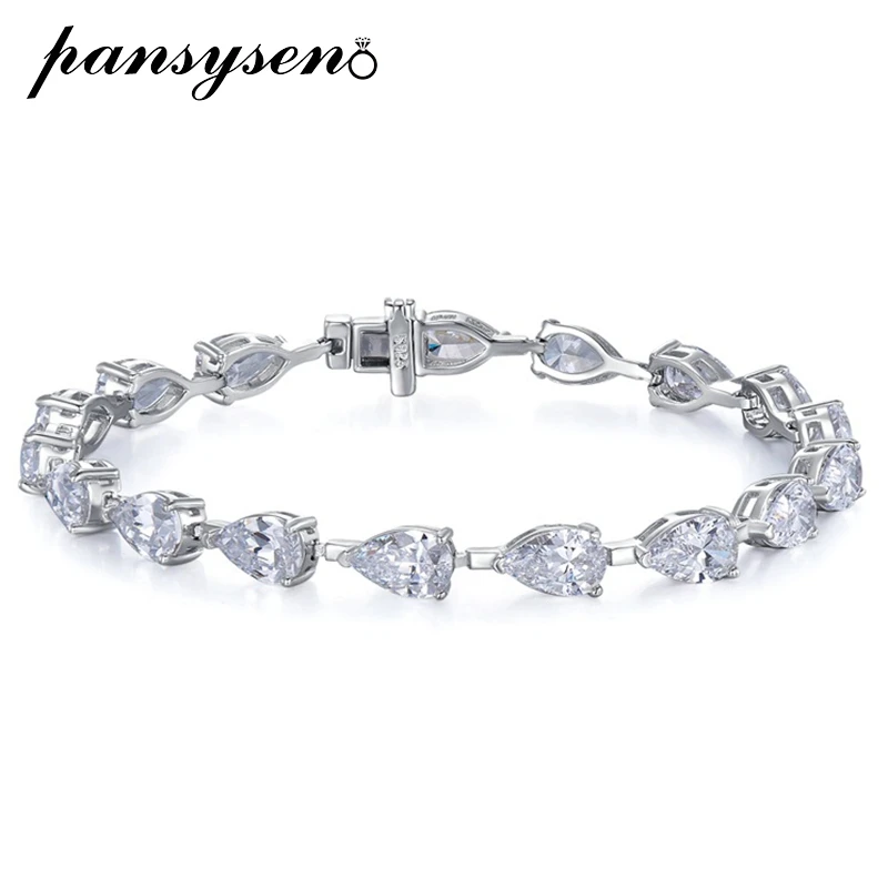 pansysen-sparkling-925-sterling-silver-pear-cut-high-carbon-diamond-charm-bracelets-18k-white-gold-placted-fine-jewelry-gifts