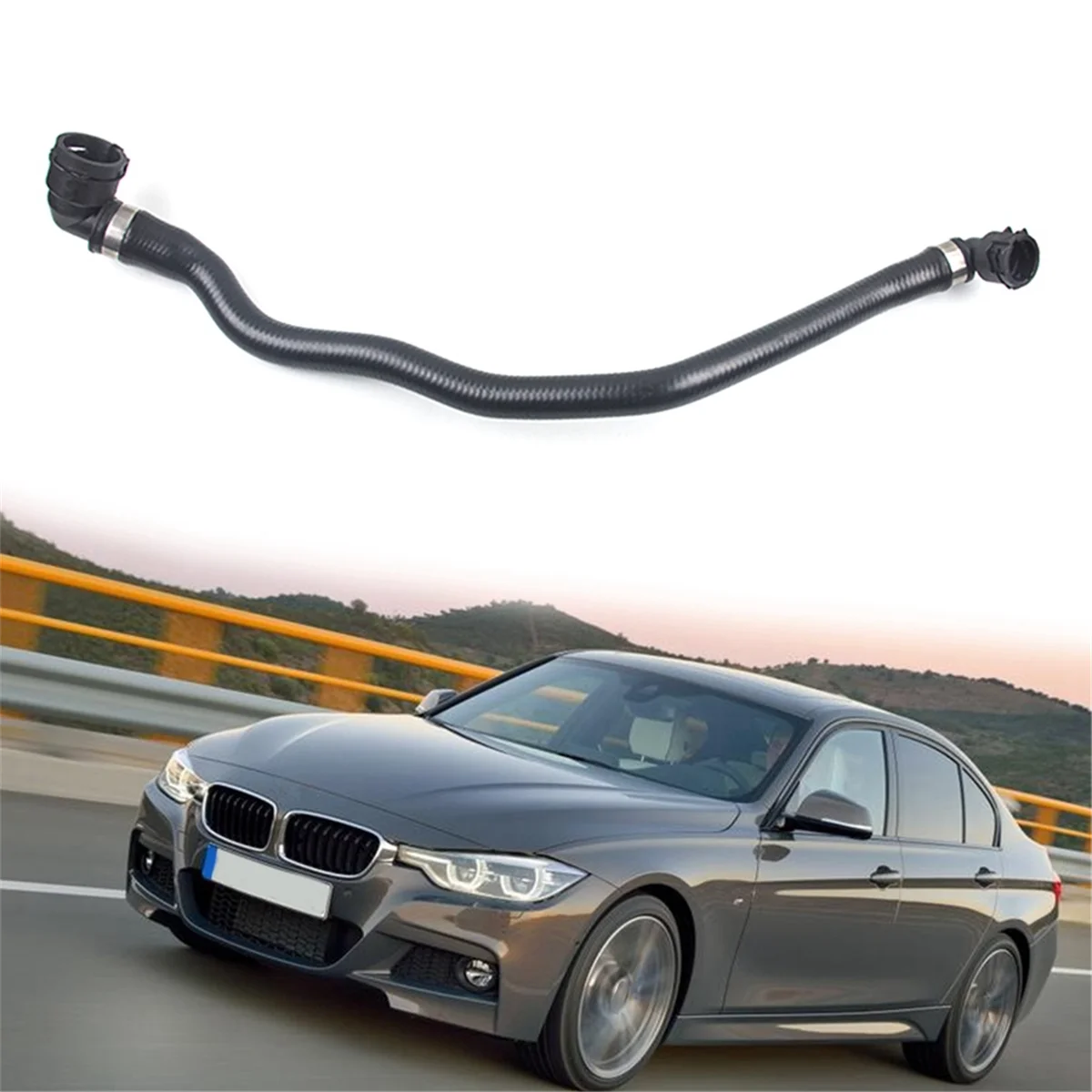 17127624676 자동차 예비 부품 라디에이터 냉각수 호스, BMW 3 F30 F31 F33 F34 GT F35 328I N20 1 F20 125I F21 용