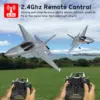 F16 4CH RC Plane 2.4G 6-Axis Falco Remote Control Aircraft One-key Aerobatic Fixed Wing F22 RC Fighter Model Foam Toys For Boys 2