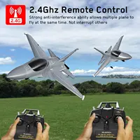 F16 4CH RC Plane 2.4G 6-Axis Falco Remote Control Aircraft One-key Aerobatic Fixed Wing F22 RC Fighter Model Foam Toys For Boys 2