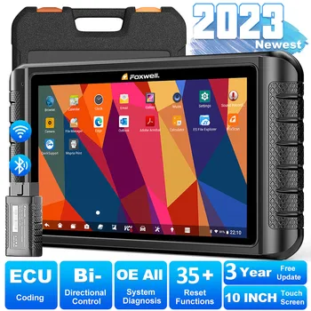 Foxwell 전문 ECU 코딩 액티브 테스트 OBD 진단 도구, 2023 버전, NT1009 OBD2 스캐너, 와이파이 무료 업데이트