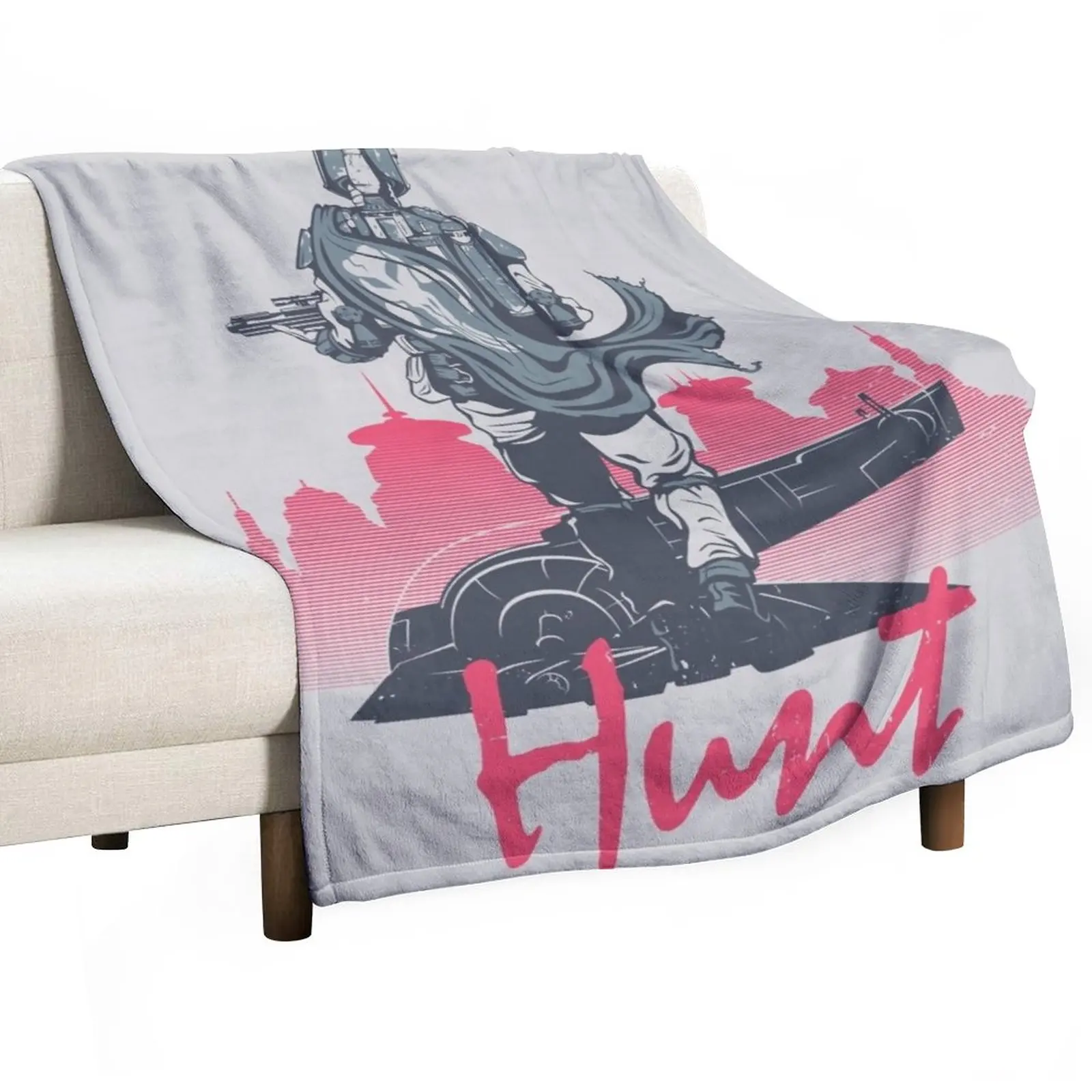 

Hunt (light version) Throw Blanket Beautiful Blankets Flannel Blanket Hairy Blanket Blankets For Sofas