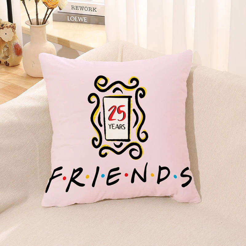 

Friends Pillow Cover Decorative Cushions for Sofa Square Double-Sided Gift Body 40x40 Fall Decor Cushion Covers Sleeping Pillows