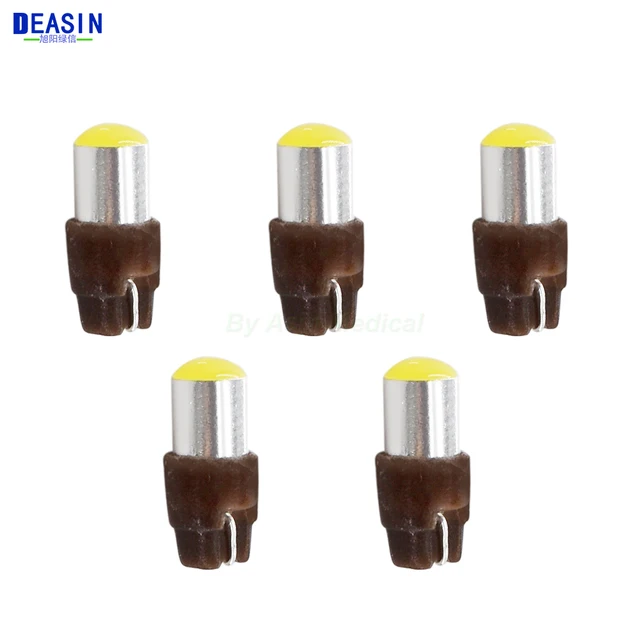 5X Dental LED Light Bulbs For KaVo Fiber Optic Handpiece – High Speed, 4 Hole Fit
