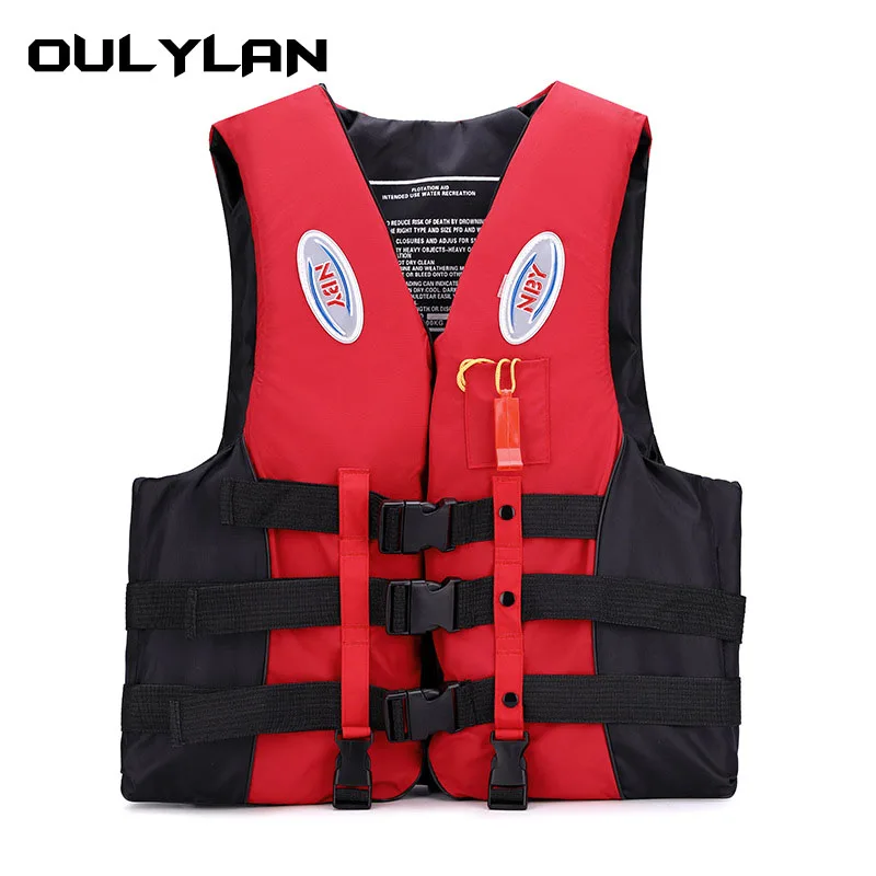 

Oulylan Adults Kid Life Jackets Water Sport Kayak Ski Buoyancy Sailing Boating Swimming Surfing Drifting Safety Life