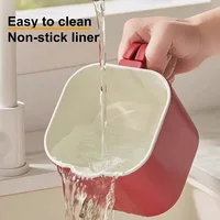 Bouilloire Électrique Portable 1000ml, Marmite Électrique Pliante en Céramique, Multifonction, avec Fonction de Maintien au Chaud Automatique, 110V/220V 5