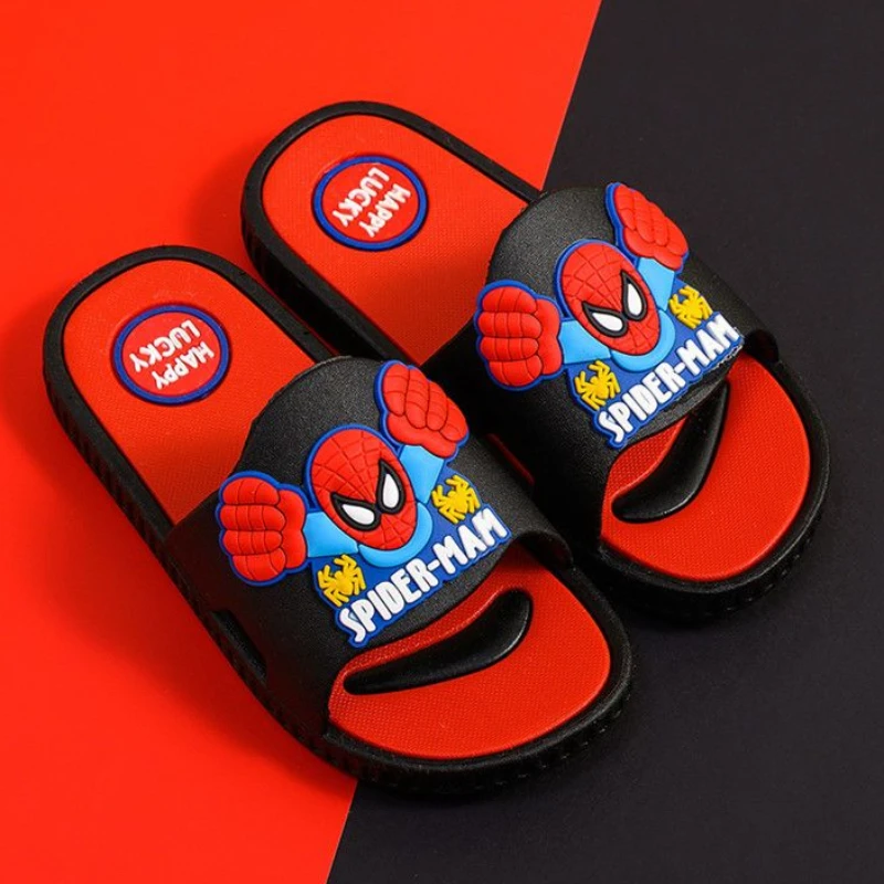 Kids slippers Kids sandals Disney Children's Spiderman Boys Summer Home Shoes Boys Sandals Waterproof Anti-slip Kids Garden Shoes