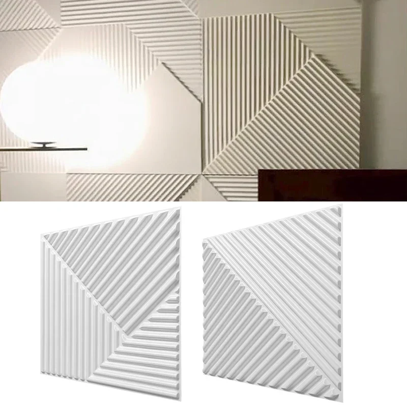 30x30cm 3D Wall Sticker Wood Grain Wallpaper for Living Room Bathroom Kitchen