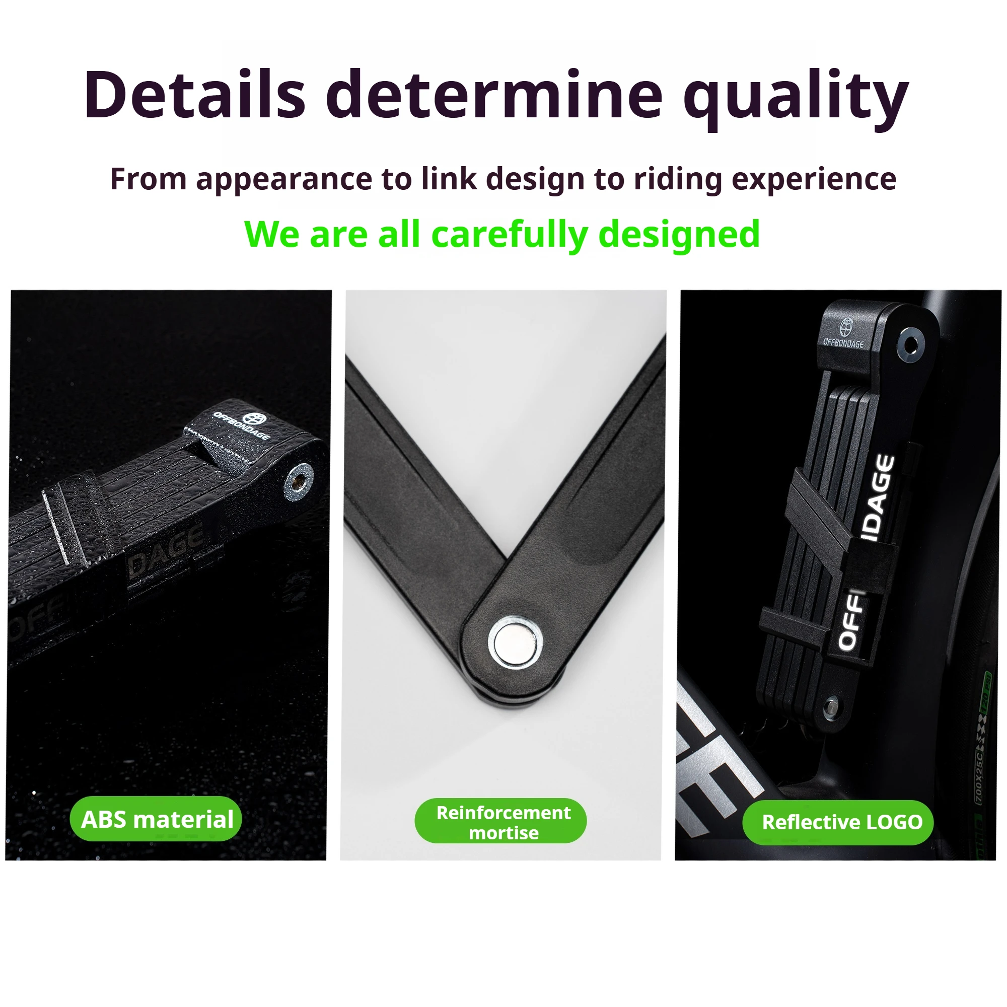 Bicycle Lock Foldable Bike MTB Road Fold High Security Anti-Theft Scooter Electric E-Bike Accessories