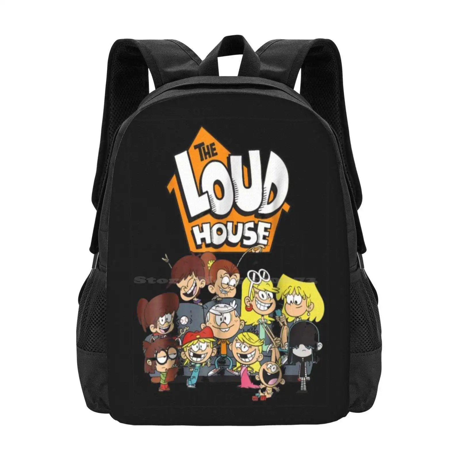 Character Backpack For Student School Laptop Travel Bag Retro Classic Rocket Power Squidward Patrick Star Cartoon 90s 80s